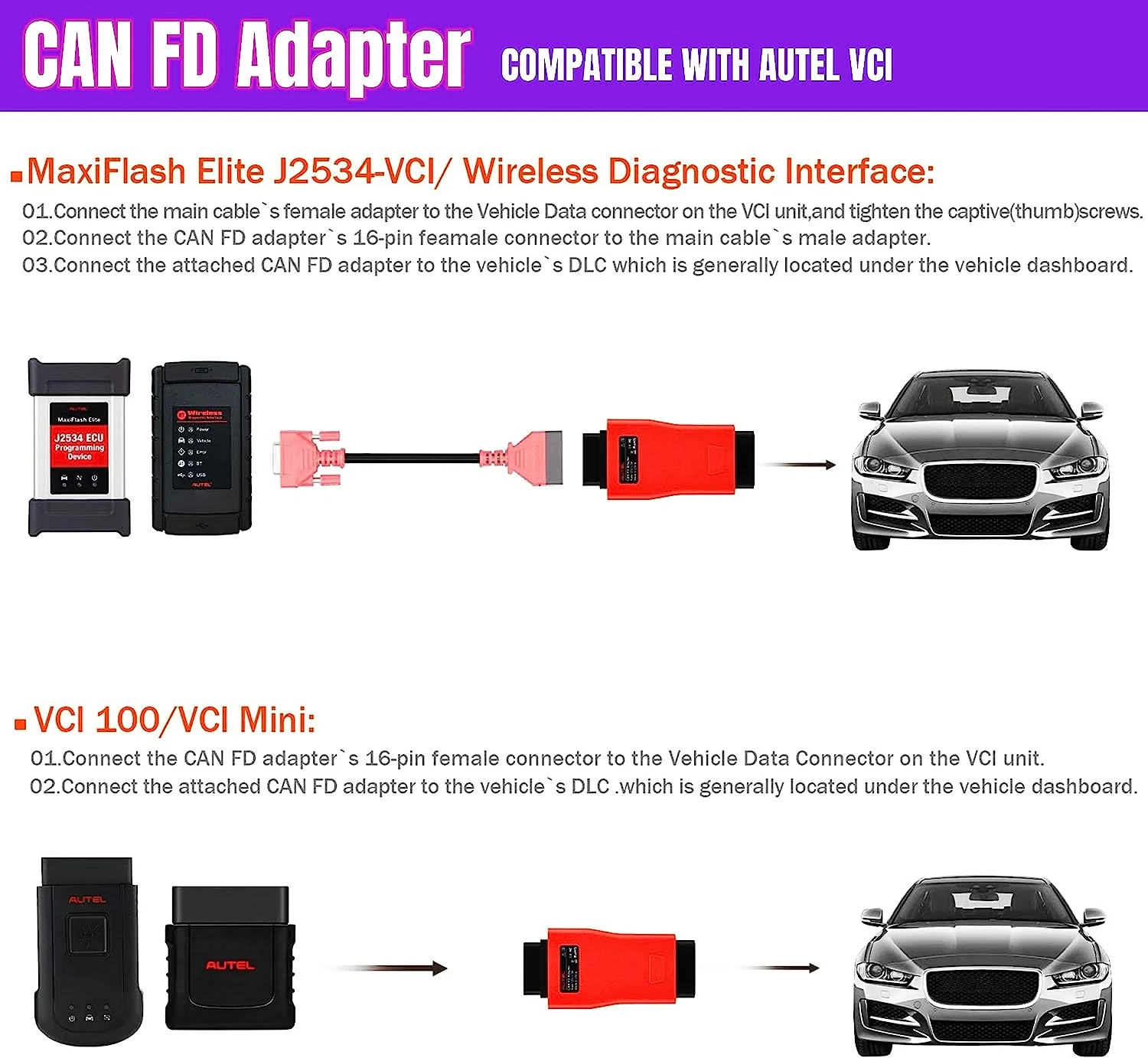 Autel CAN FD Adapter Compatible with Autel Scanner - Image 4
