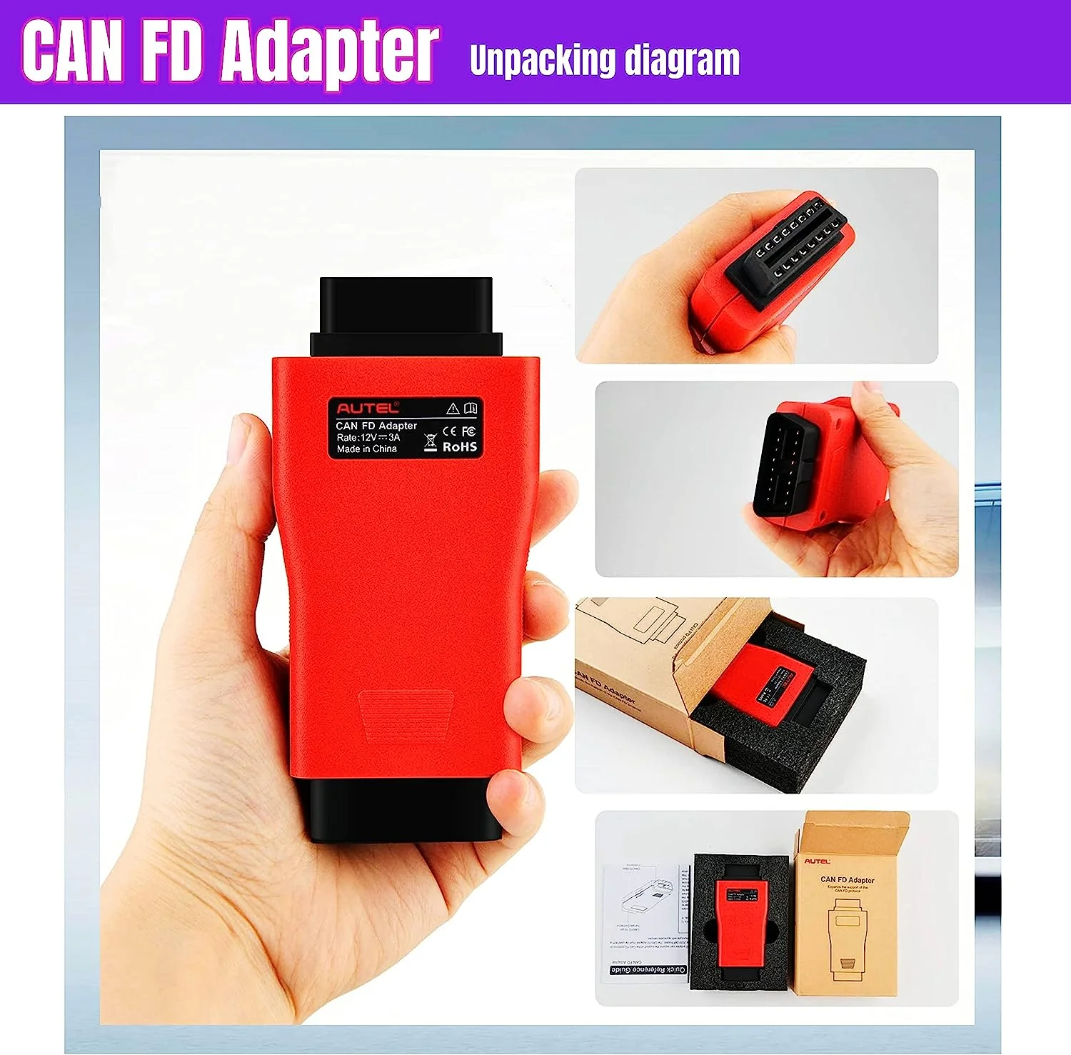 Autel CAN FD Adapter Compatible with Autel Scanner - Image 7