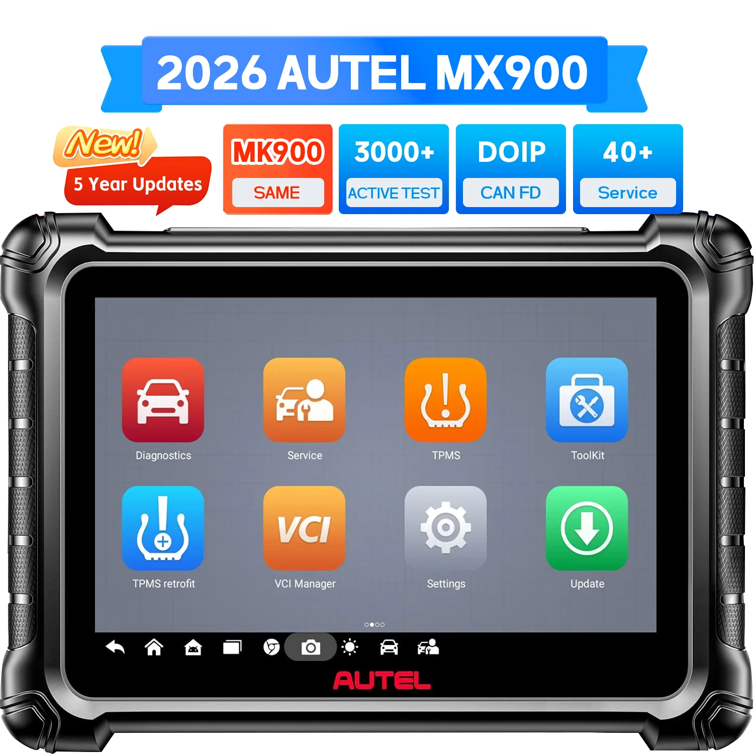 Autel MaxiCheck MX900 OBD2 All System Diagnostic Scanner(US Ver)   New Arrival Model – 5-Year Update Version Now Available (Save $386) - Image 12