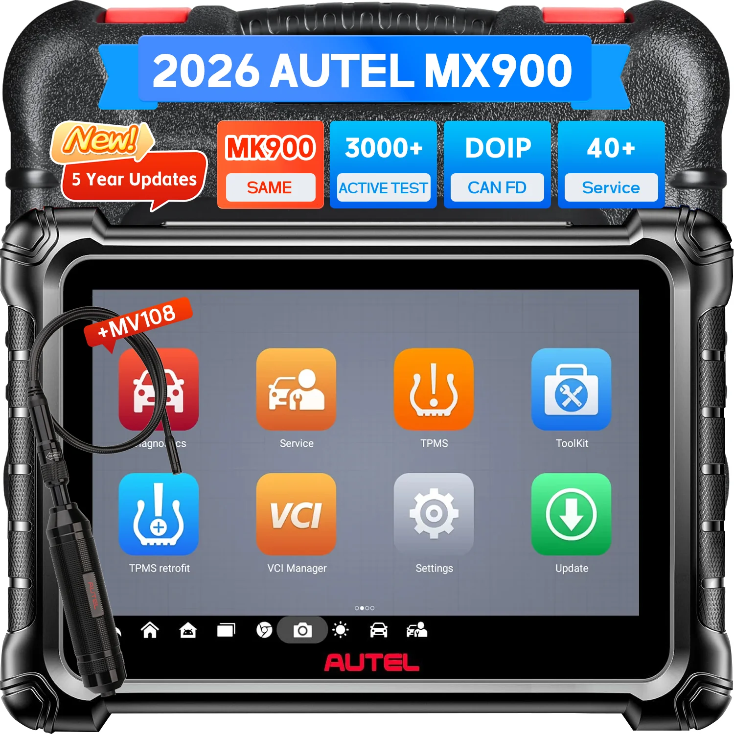 Autel MaxiCheck MX900 OBD2 All System Diagnostic Scanner(US Ver)   New Arrival Model – 5-Year Update Version Now Available (Save $386) - Image 13