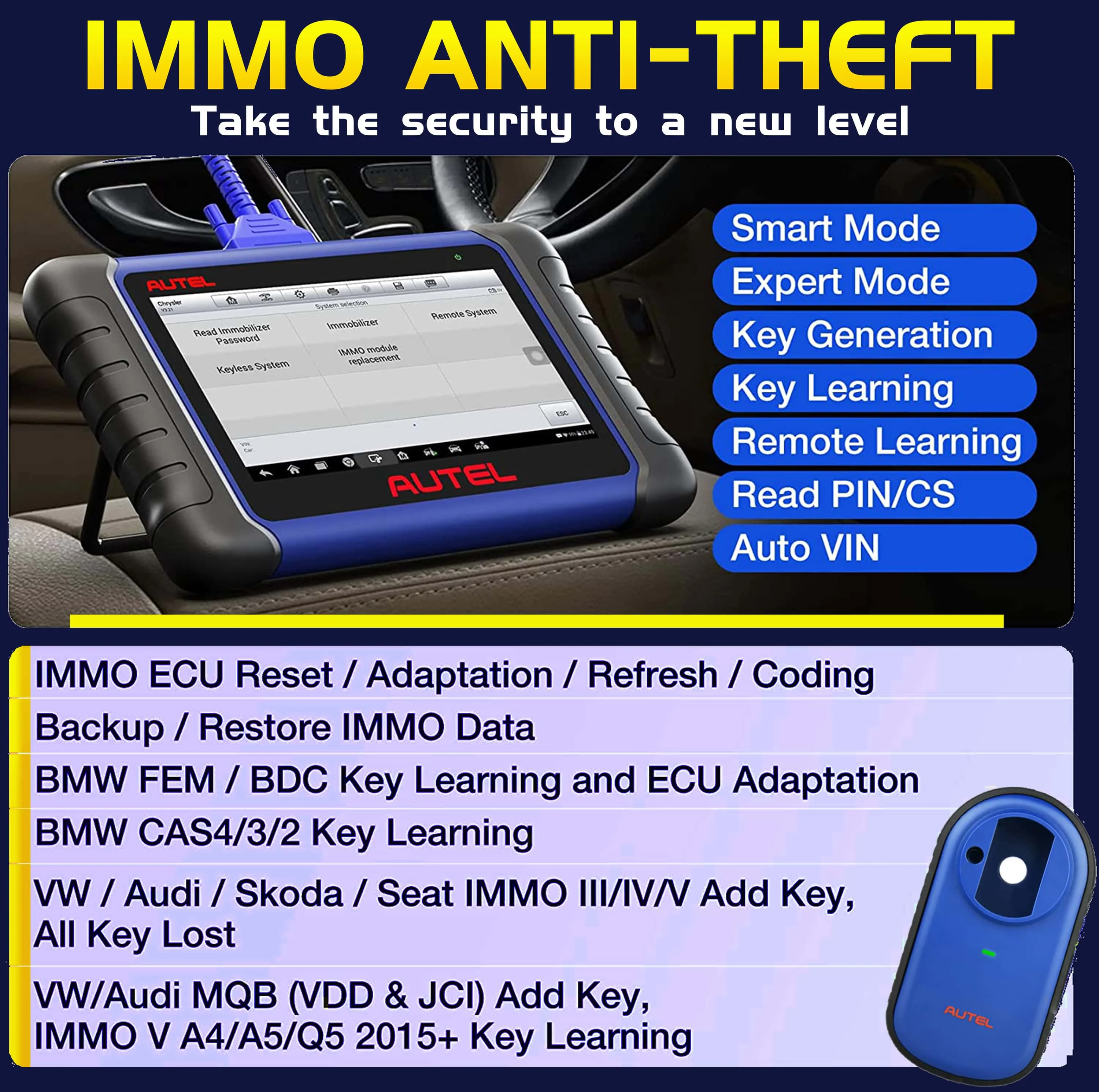 Autel MaxiIM IM508S Key Fob Programming Tool - Image 5