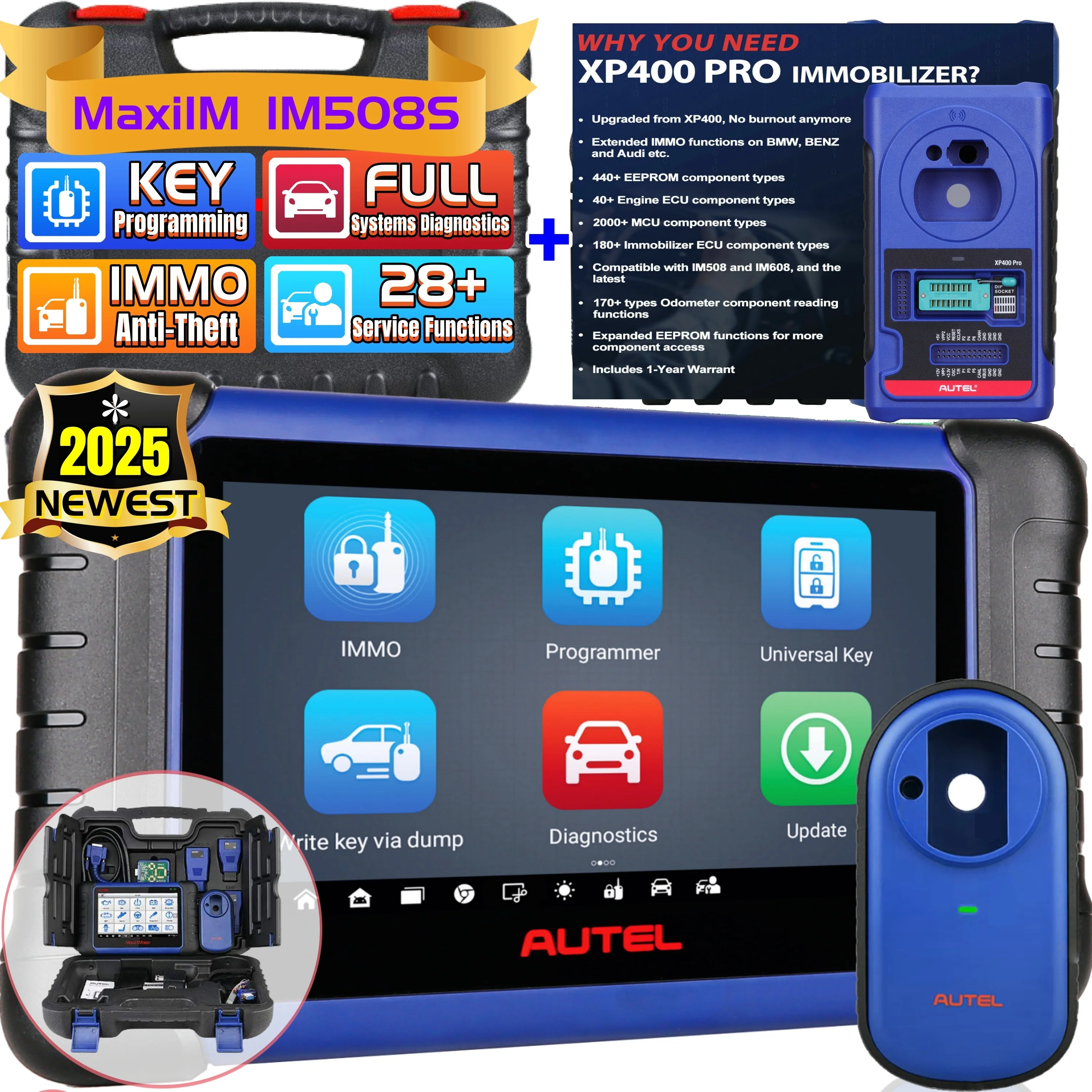 Autel MaxiIM IM508S Key Fob Programming Tool - Image 9