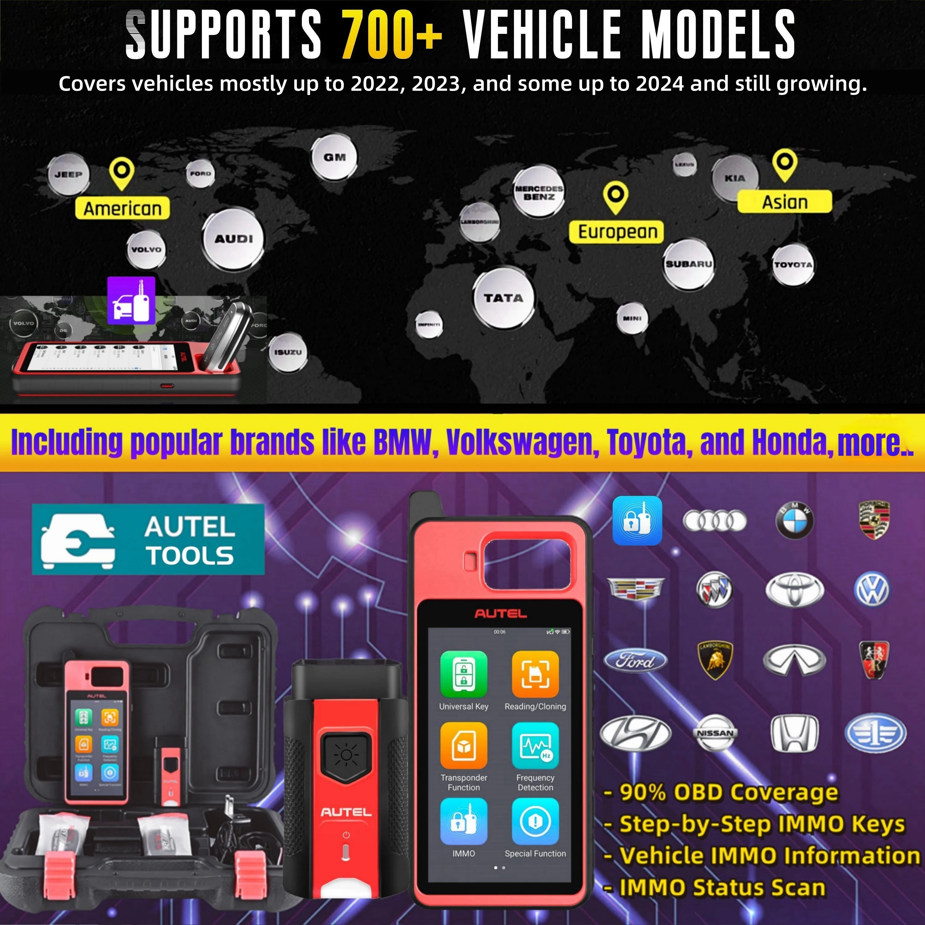 Autel MaxiIM KM100 IMMO & Key Fob Programming Tool(US Version) - Image 6
