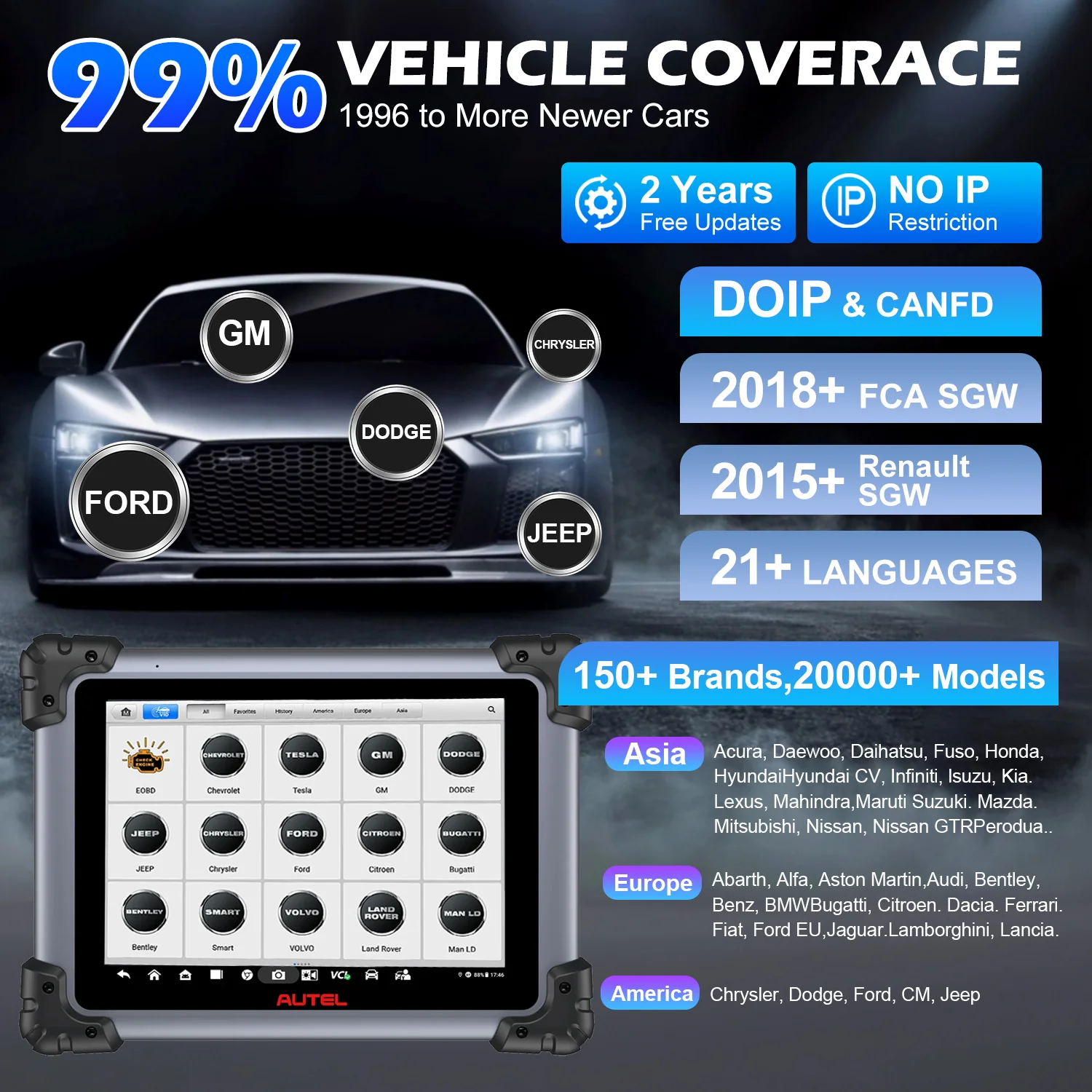 Autel MaxiSYS Elite II PRO- 2-year free software updates - Image 10