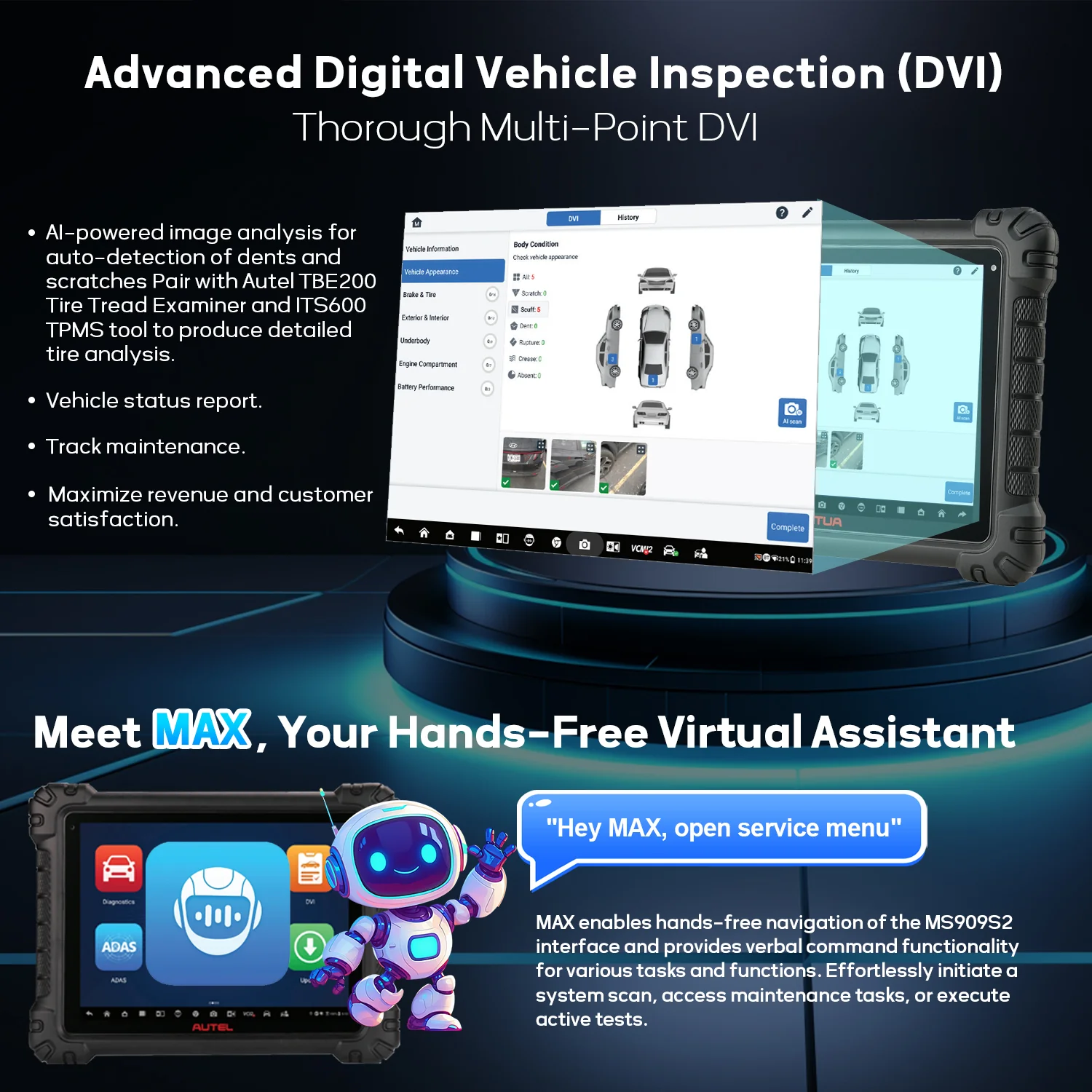 Autel MaxiSYS MS909 S2 – Advanced Diagnostic Tablet with ECU Coding, Topology Mapping & Intelligent Diagnostics - Image 5
