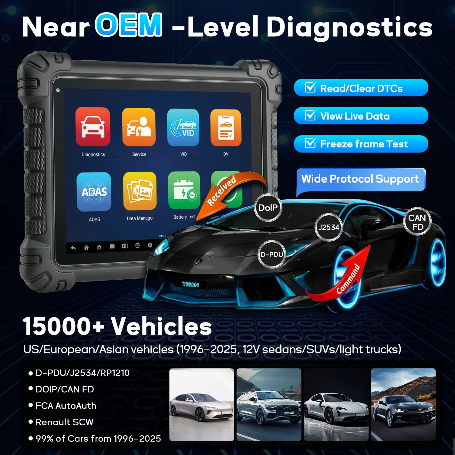 Autel MaxiSYS MS909 S2 – Advanced Diagnostic Tablet with ECU Coding, Topology Mapping & Intelligent Diagnostics - Image 8
