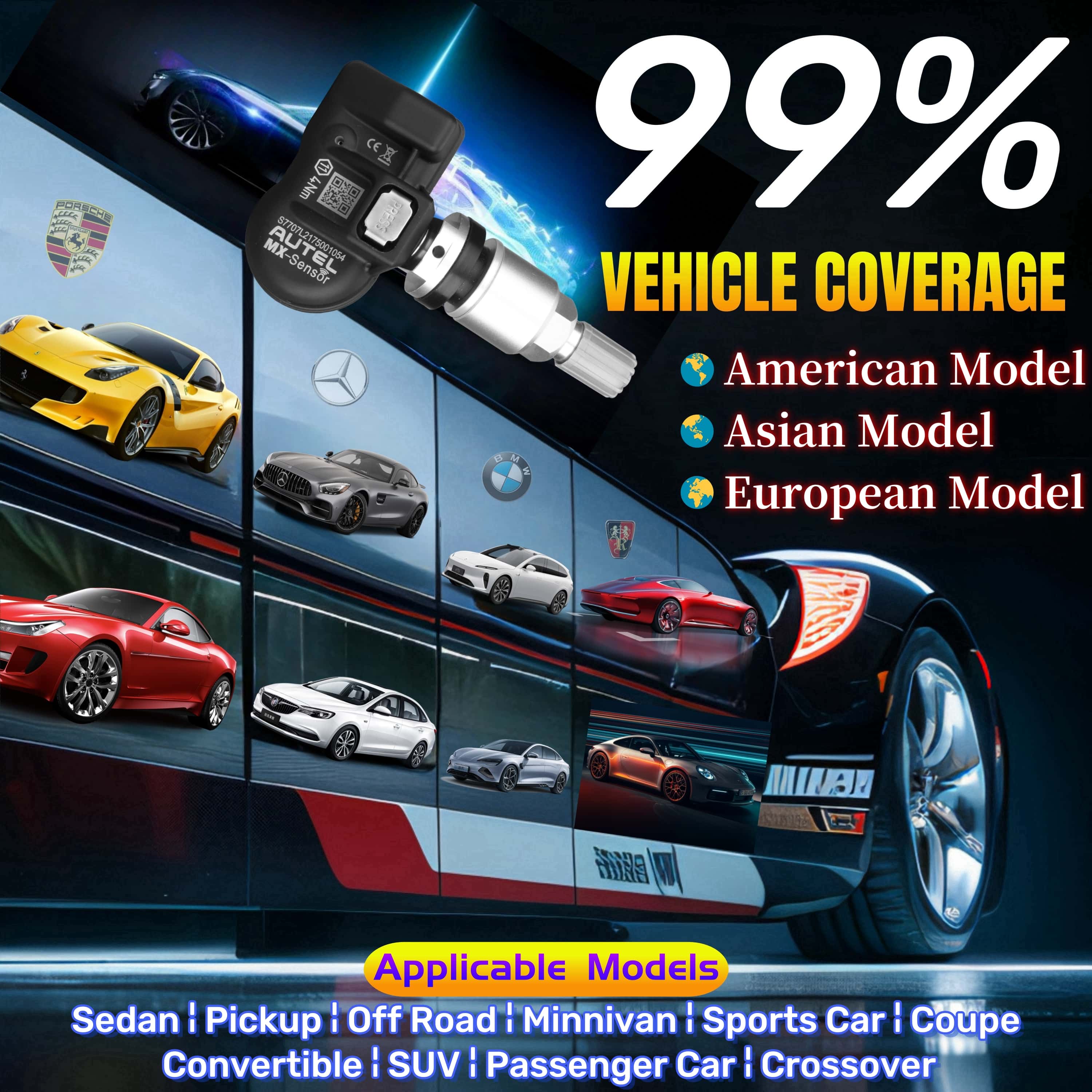 Autel MaxiTPMS Metal TPMS Sensors (315MHz&433MHz) - Image 5