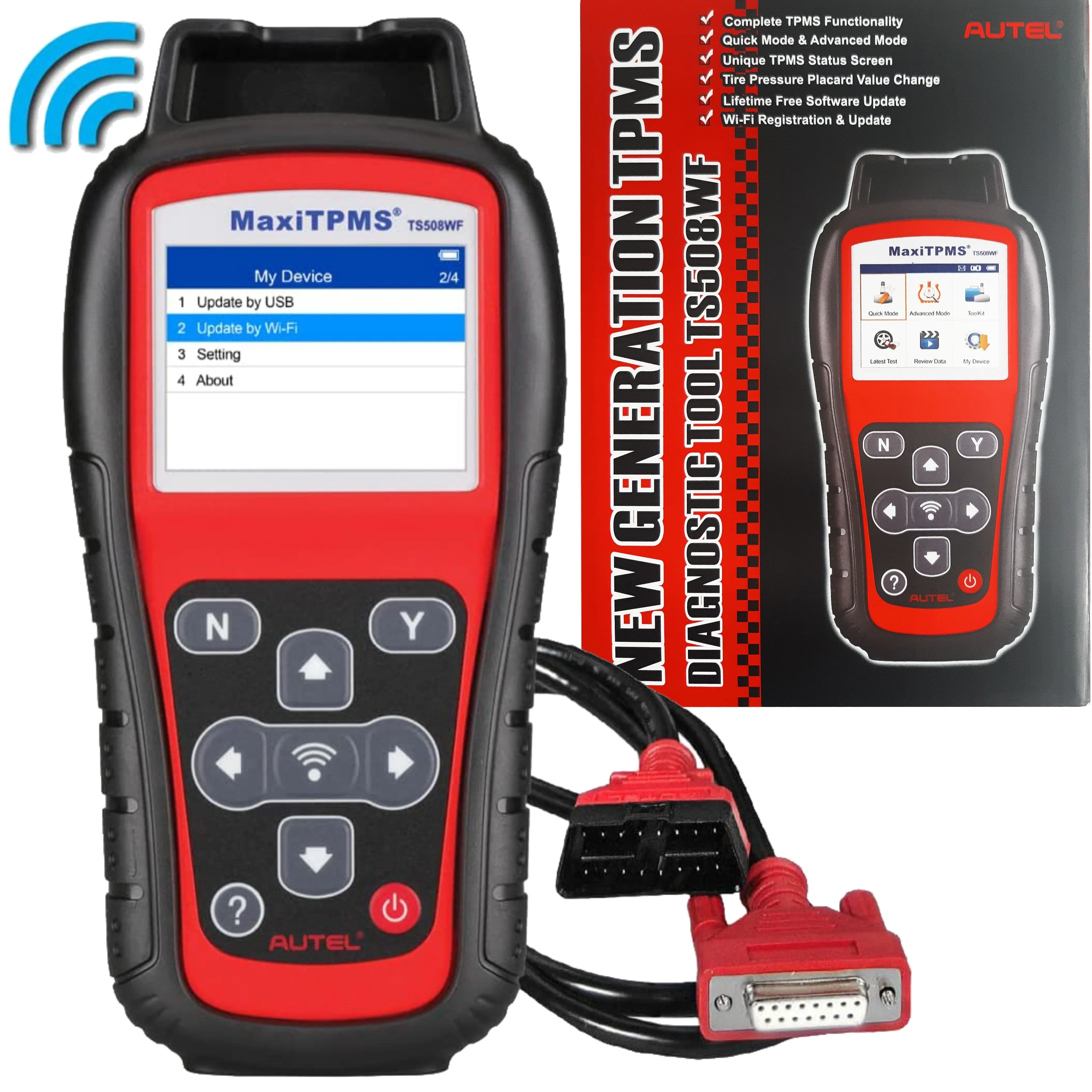 Autel MaxiTPMS TS508WF TPMS Programming Tool - Image 13