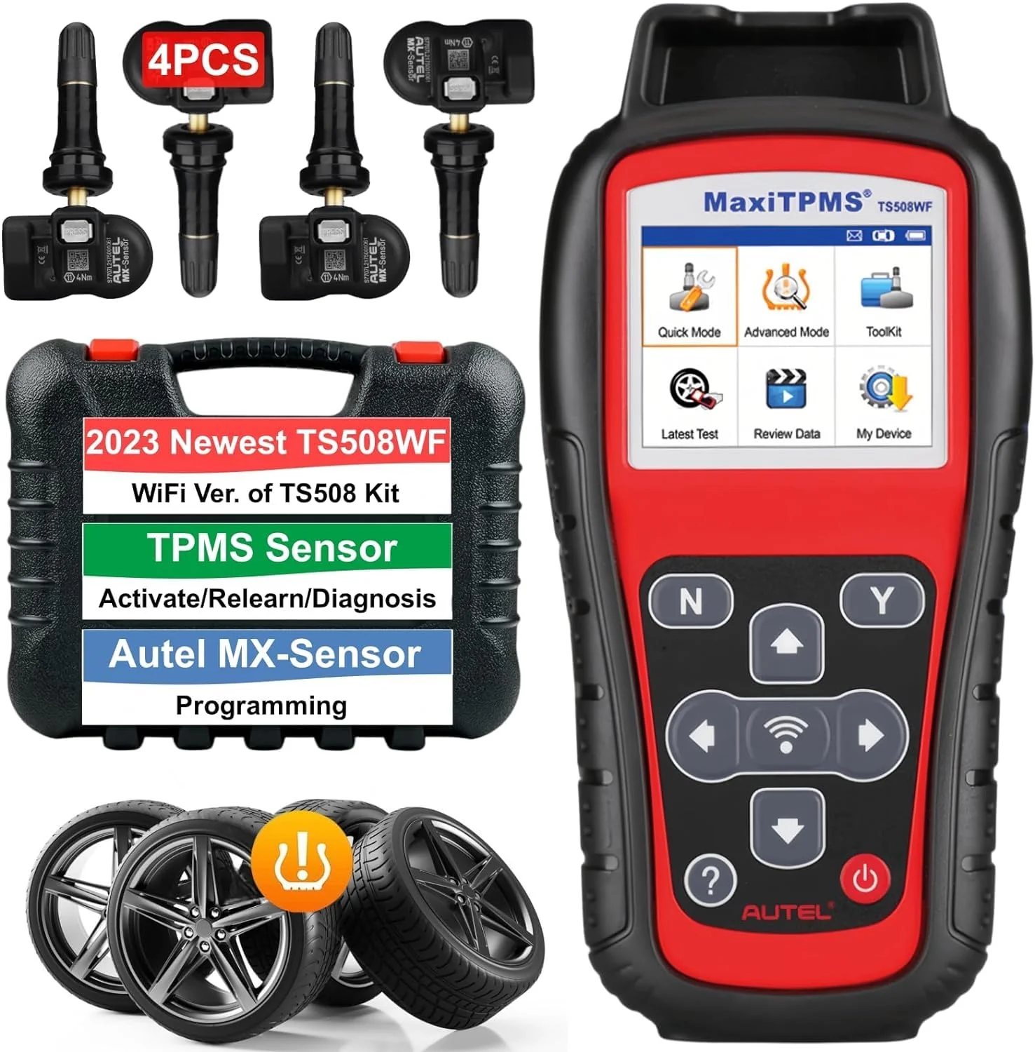 Autel MaxiTPMS TS508WF TPMS Programming Tool - Image 9