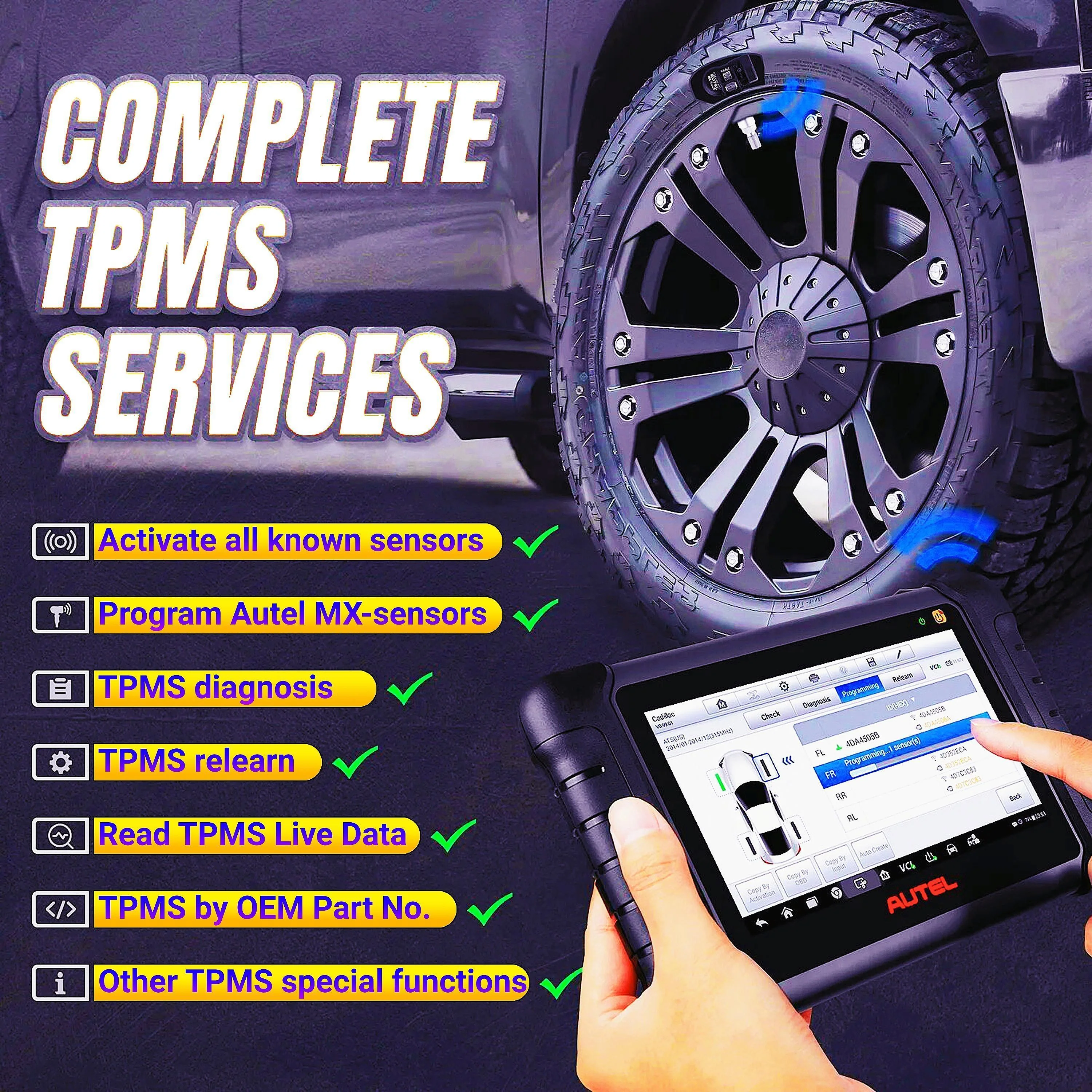 Autel MaxiTPMS TS900, same as MK900TS-BT, MK900TS, upgraded version of the TS608, MK900BT, MK900  | US Version with Local Warranty &  Support - Image 6